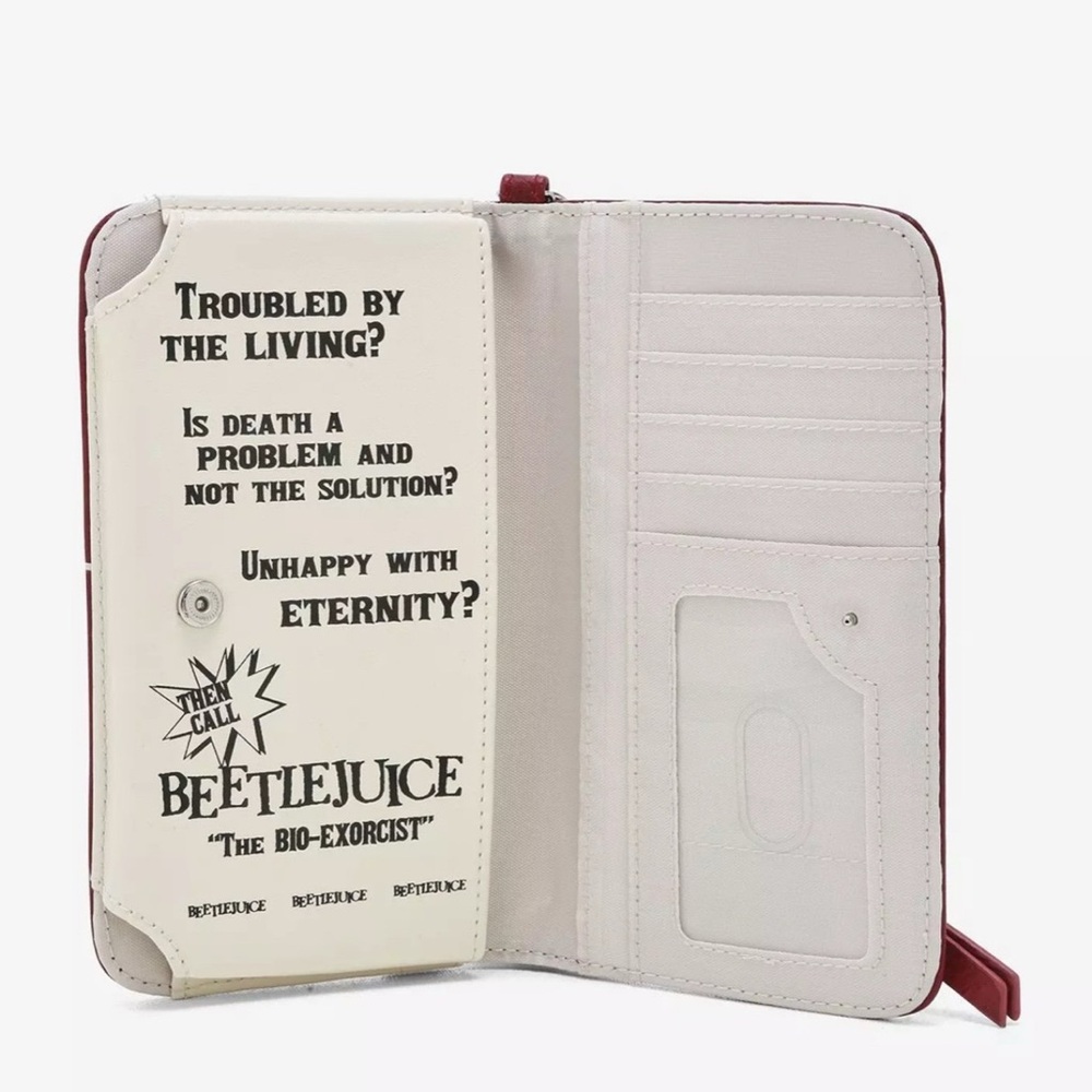 NWT- “BEETLEJUICE” SET: HANDBOOK RECENTLY DECEASED TECH WALLET & 2 BLIND BOXES! - Picture 3 of 12